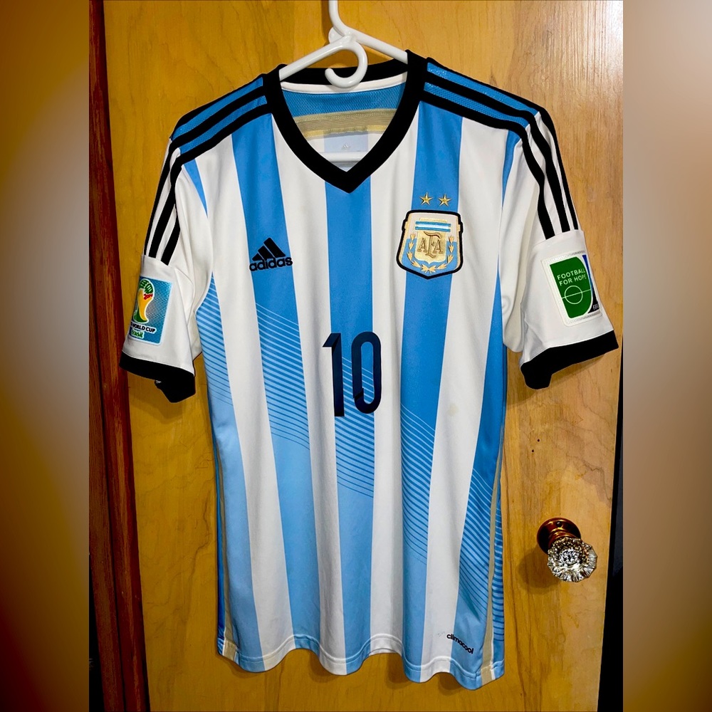 Adidas RARE Argentina 2014 Men’s Size Small Soccer Jersey- Lionel Messi #10
